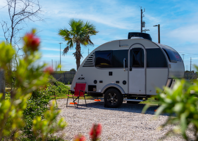 Galveston Island RV Park - for all RV sizes! The park is located in west Galveston, Texas.