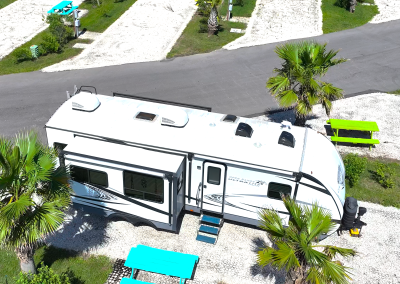 RV spot at Galveston Island RV Park