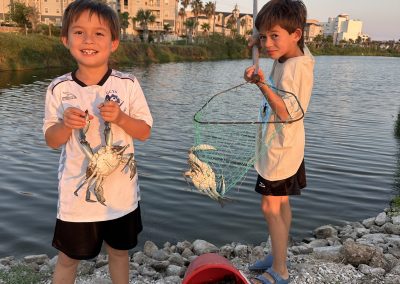 Galveston Island RV Park - Catch & release fish and crabs in our ponds!